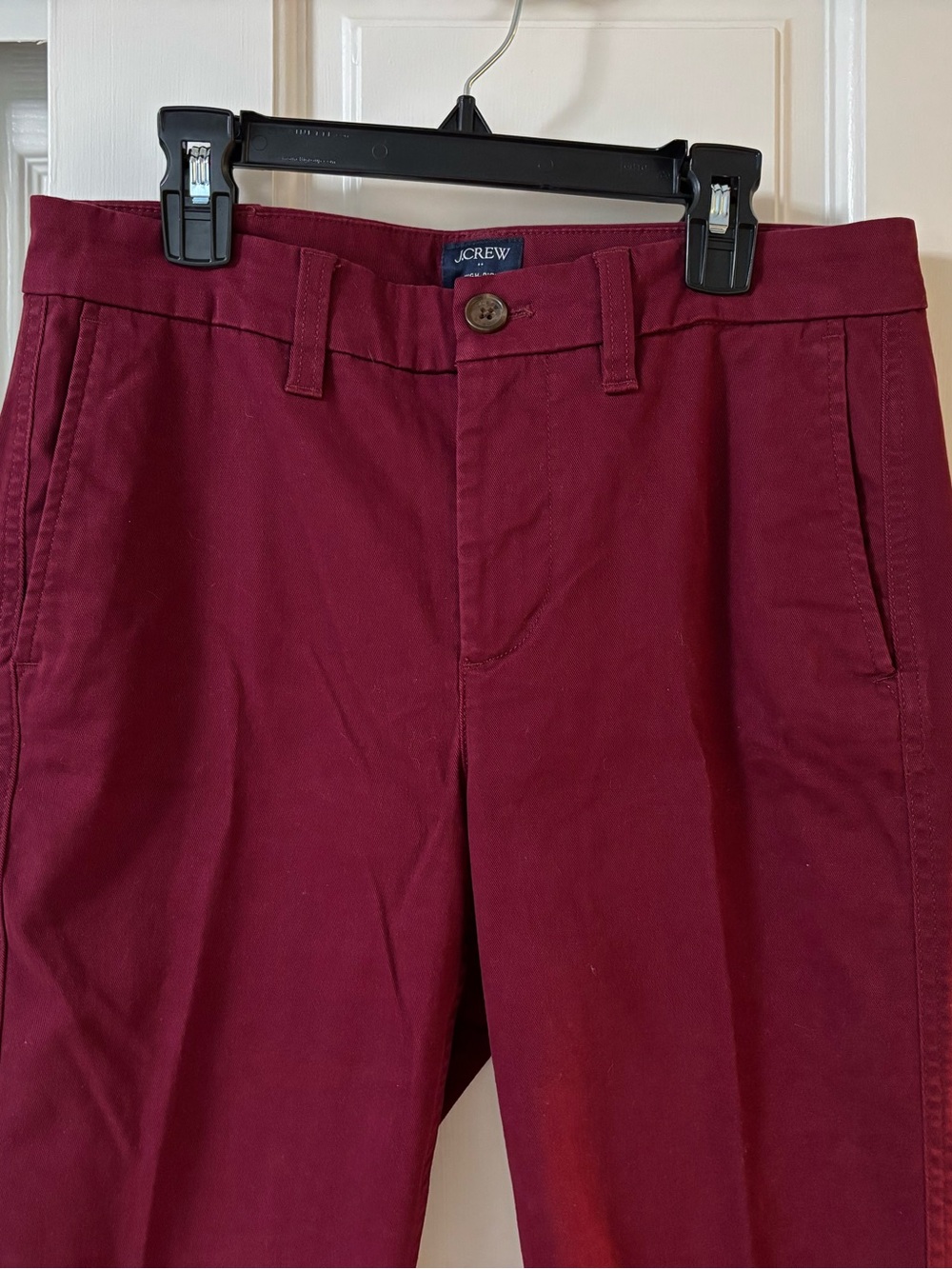 JCF High-Rise Girlfriend Chino in Wine